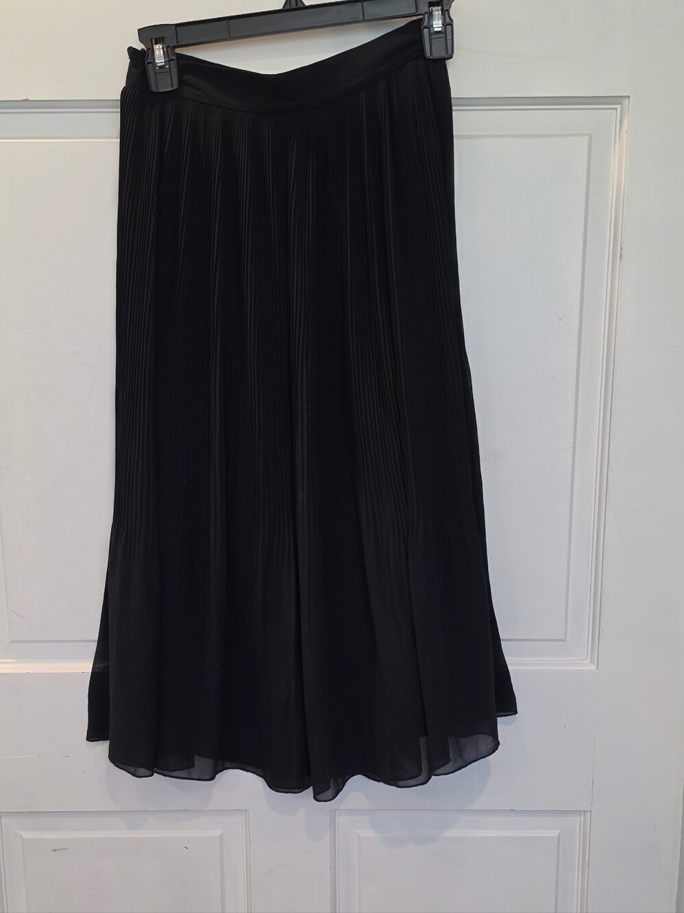 Forever 21 Navy Pleated Maxi Skirt - Picture 3 of 4